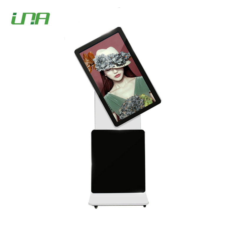 Floor Standing Kiosk Automatically Rotating LCD Digital Video Monitor Touch Screen Display