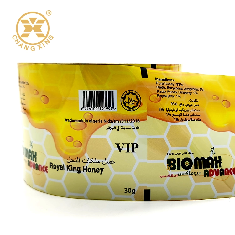 Automatic Packaging Honey Roll Film Honey Tea Sauce Packing Plastic Film