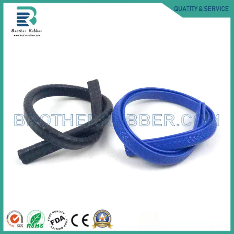 Black Hollow PVC Plastic Seal Strip PVC Rubber Strip for Equipment