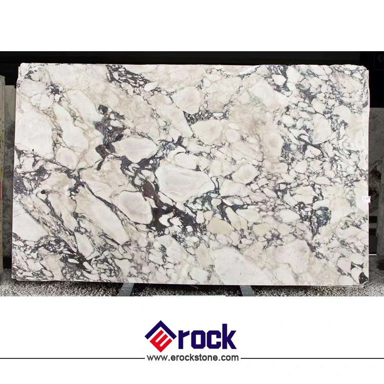 High quality/High cost performance  White Calacatta Viola Violet Marble Slabs for Countertops and Home Decoration