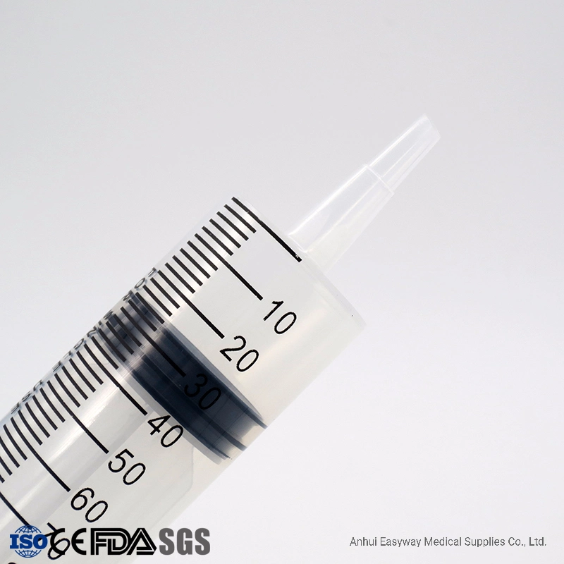 Plastic Feeding Syringe Catheter Tip 50cc 100cc 200cc 300cc