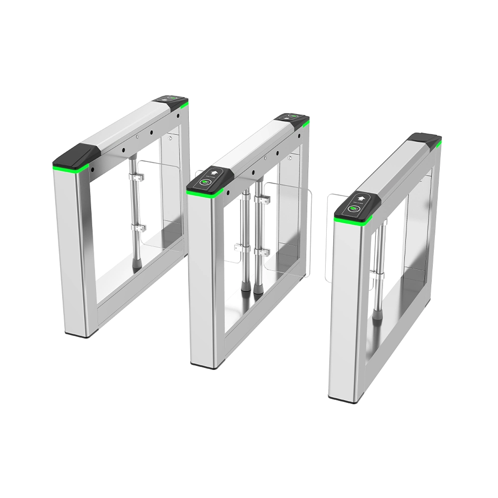 304 Stainless Steel Automatic Pedestrian Security Swing Barrier Gate Turnstile