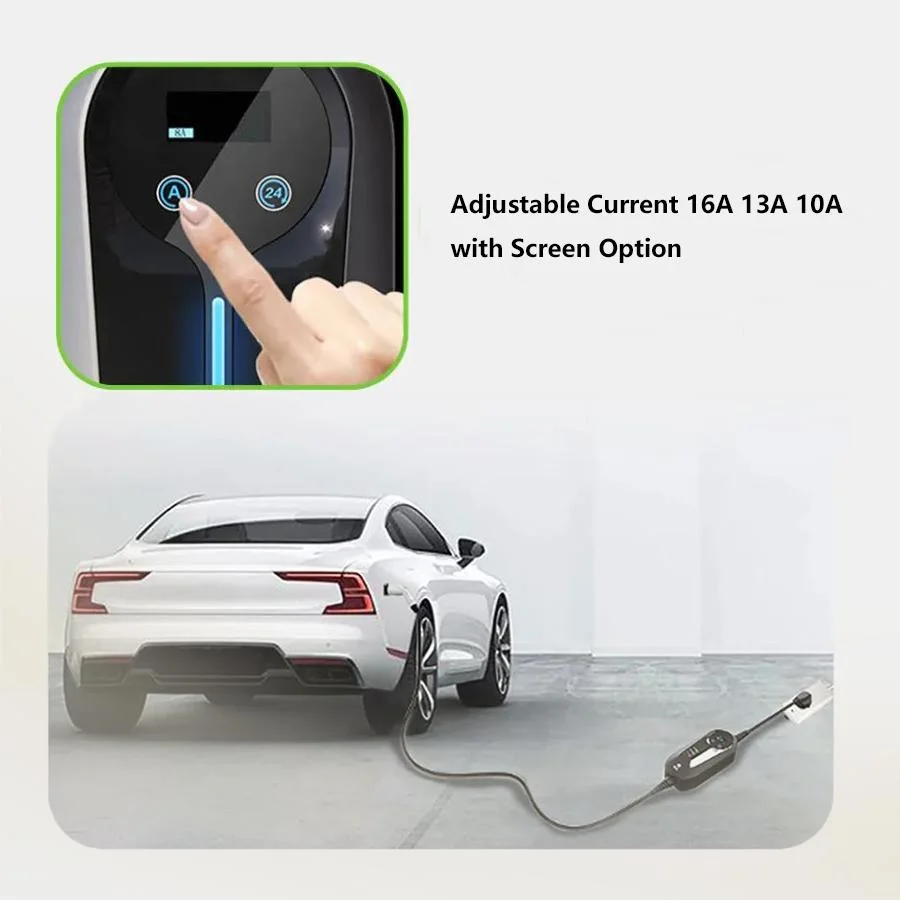 Zhida Tech 16A 3.5kw Portable EV Electric Vehicle Charger Type2 IP55 Waterproof