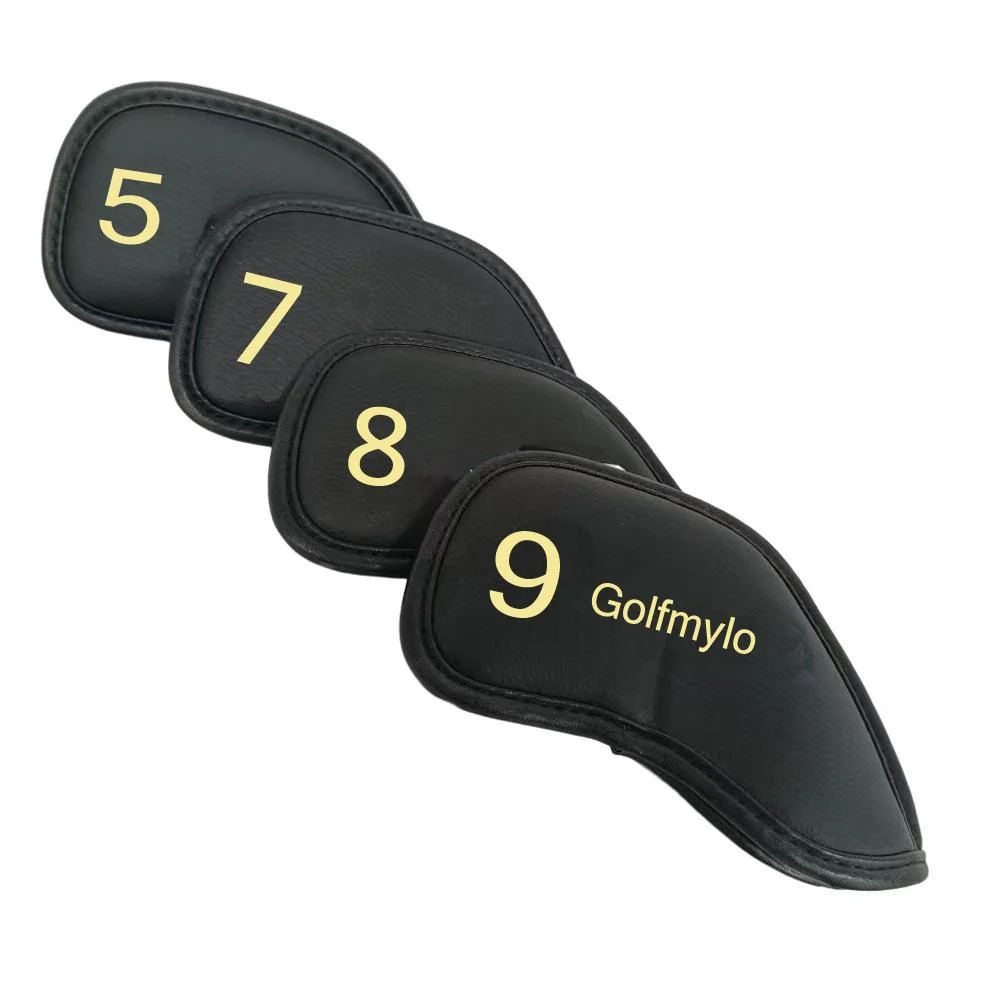 Wholesale OEM Golf Head Covers for Iron Clubs Custom PU Leather Golf Headcovers