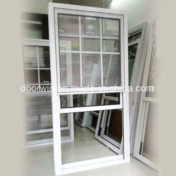 Ultra-Large Type Single Hung Thermal Break Aluminum Window Export to USA/America, American Window Grille Design