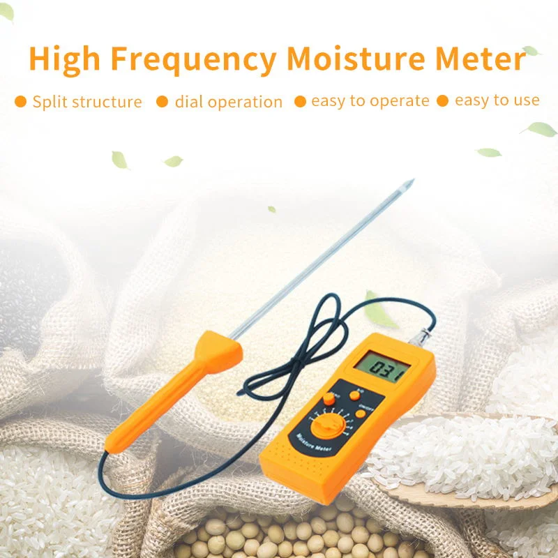 High-Frequency DM400 Medidor de humedad de suelo en polvo Sal Azúcar