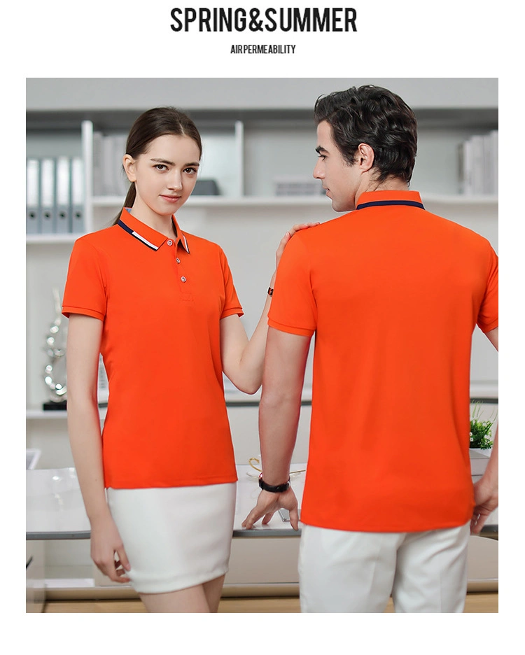 Wholesale/Supplier Custom Logo Men Polo Golf Shirts for Work Polo T Shirts Shorts Business Summer Short Sleeve Shirt Unisex