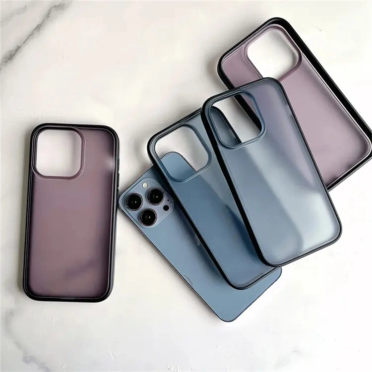 The New Upgrade Matte Cover Impact Phone Case for Phone15 Camera Protection TPU PC Mobile Phone Case for Phone 14 13 12PRO Max