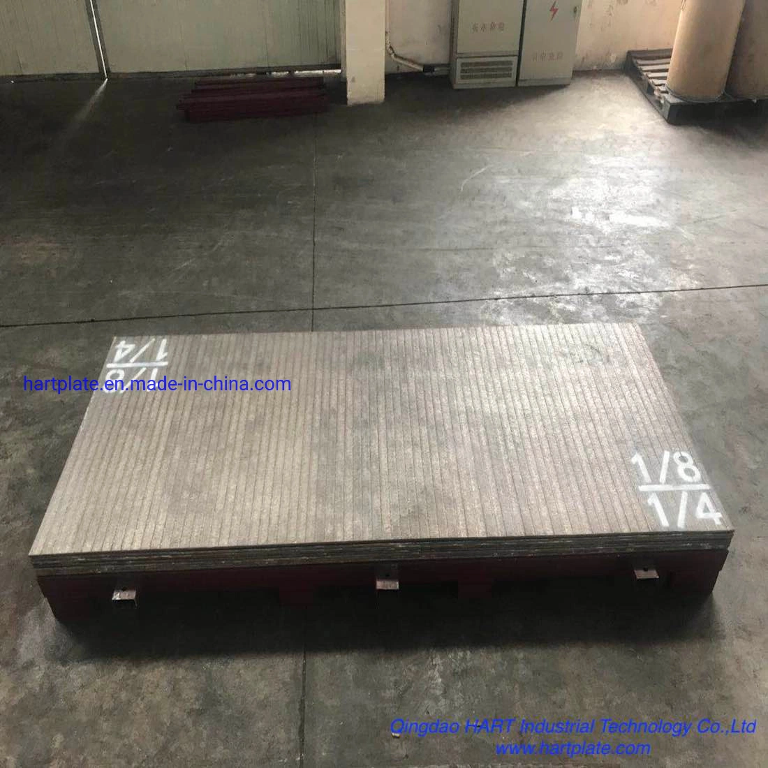 Wear Resistant Fused Alloy Steel Plate for Fixed Plant and Mobile Applications