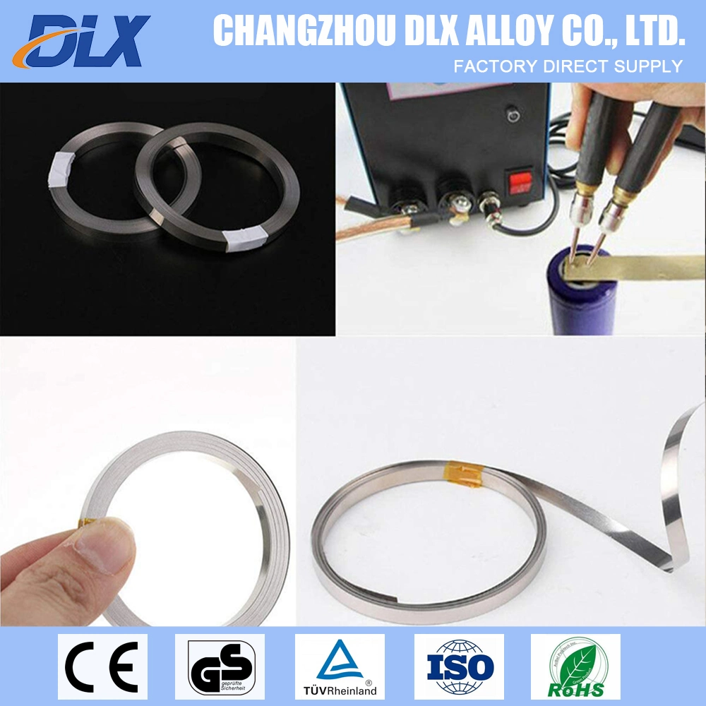 0.10mm 0.15mm 0.20mm Pure Ni Plate Nickel Strip Tape for Li 18650 Battery Spot Welding