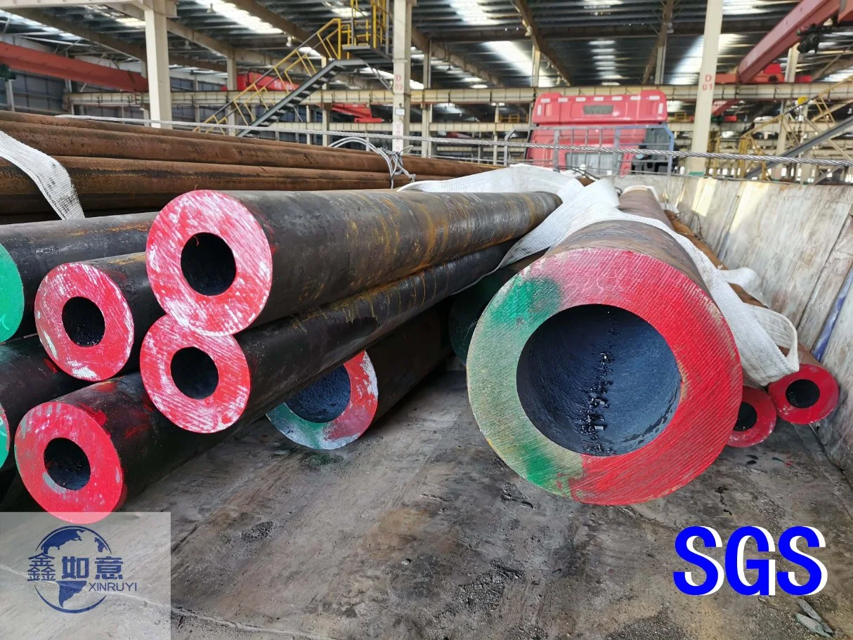 Sch40 API 5L Spiral/Black Iron Round Metallic Carbon Steel Tube/Pipe for Welded/Welding/Seamless/ERW/Mild/Ms