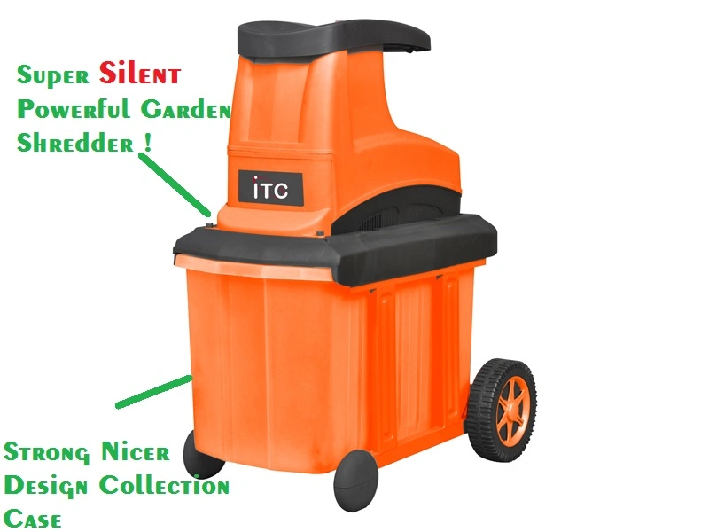 Meilleur Quality-Super silencieux Jardin Professional-Electric Branches/Arbres/bois/Leaf Shredder/Machine-Power Chipper-Shredder/outils de déchiquetage