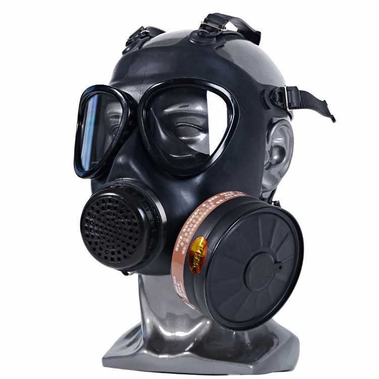 Factory PPE Silica Gel Anti Biochemical Full Face Respirator Masks Chemical Gas Mask