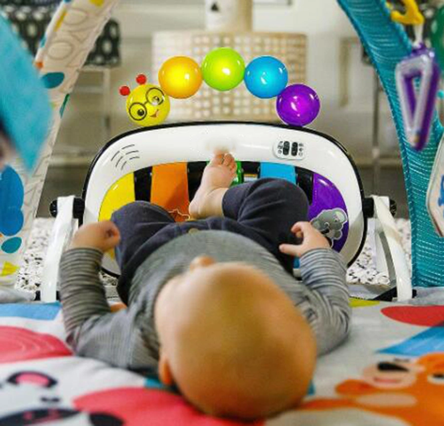 4-in-1 Music and Language Play Tummy Time Baby Activity Mat