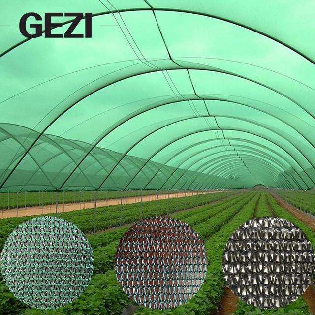 Gases com efeito de sombra agrícolas Preço Redes material virgem pano de sombra para as emissões