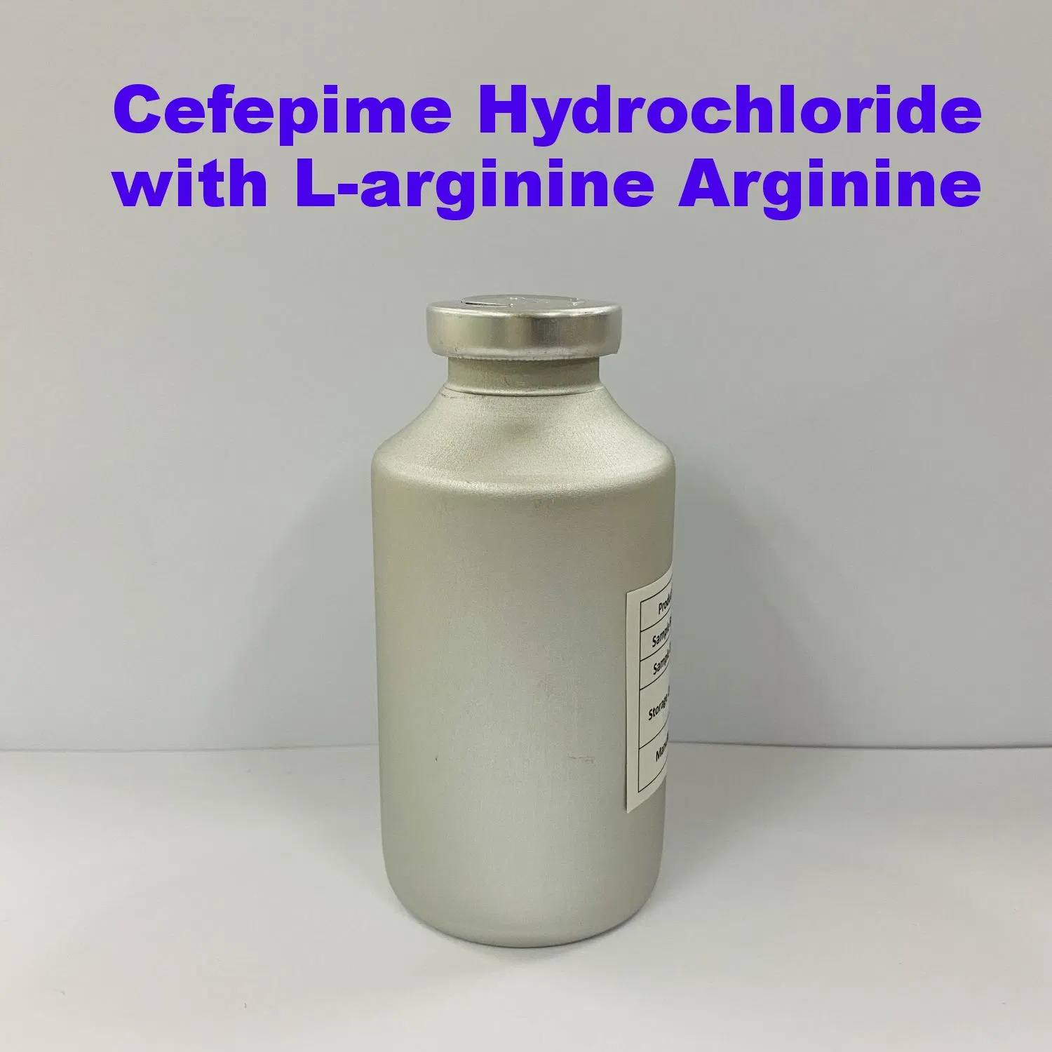 Professional GMP Manufacturer of Cefepime Hydrochloride with L-Arginine Sterile Powder