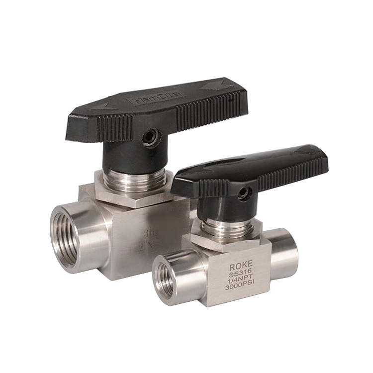 Stainless Steel 6000psi Female Thread High Performance Ball Valve