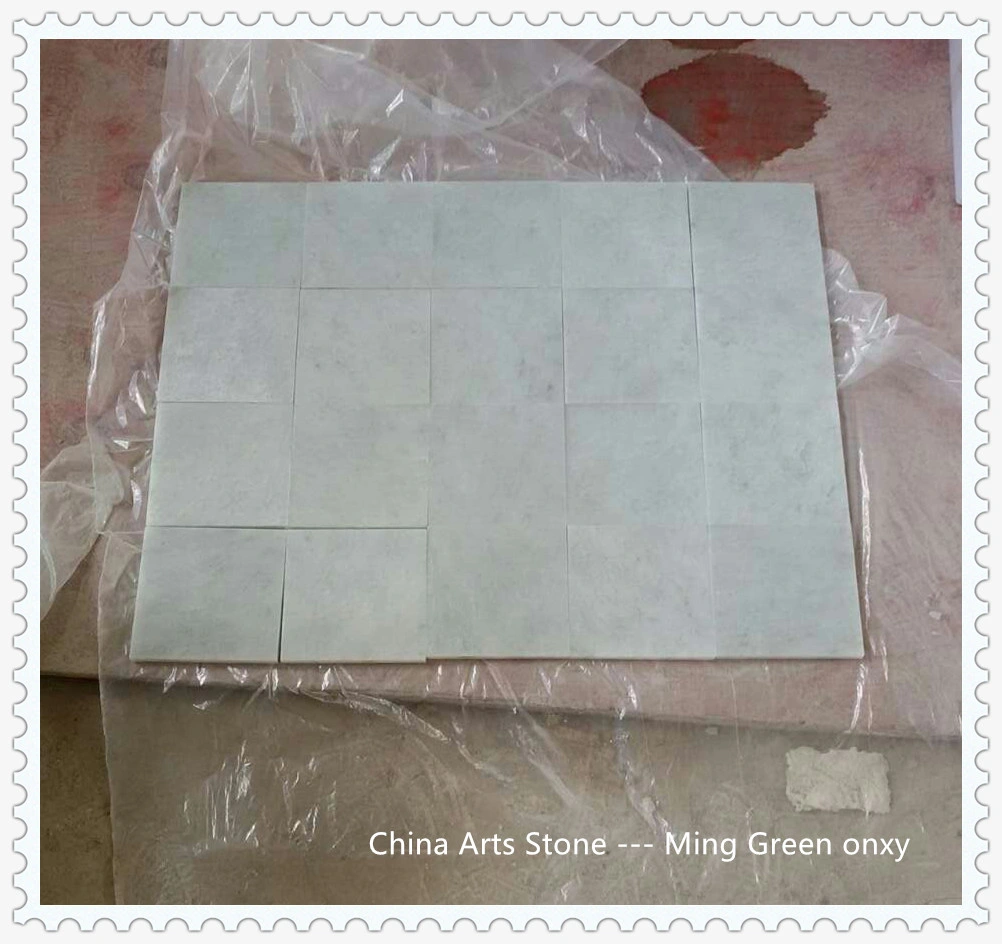 Chinese Ming Green Light Green Marble for Swimming Pool Floor Tile