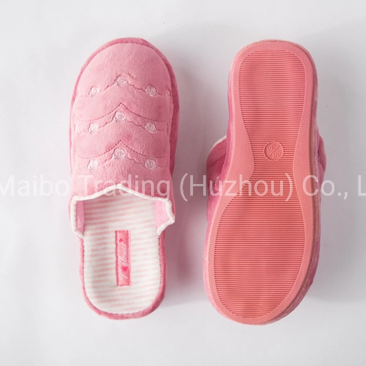 Wholesale TPR Shoe Sole Sandals Slippers Outsoles Customized Anti-Slip Logo Design Custom Pink