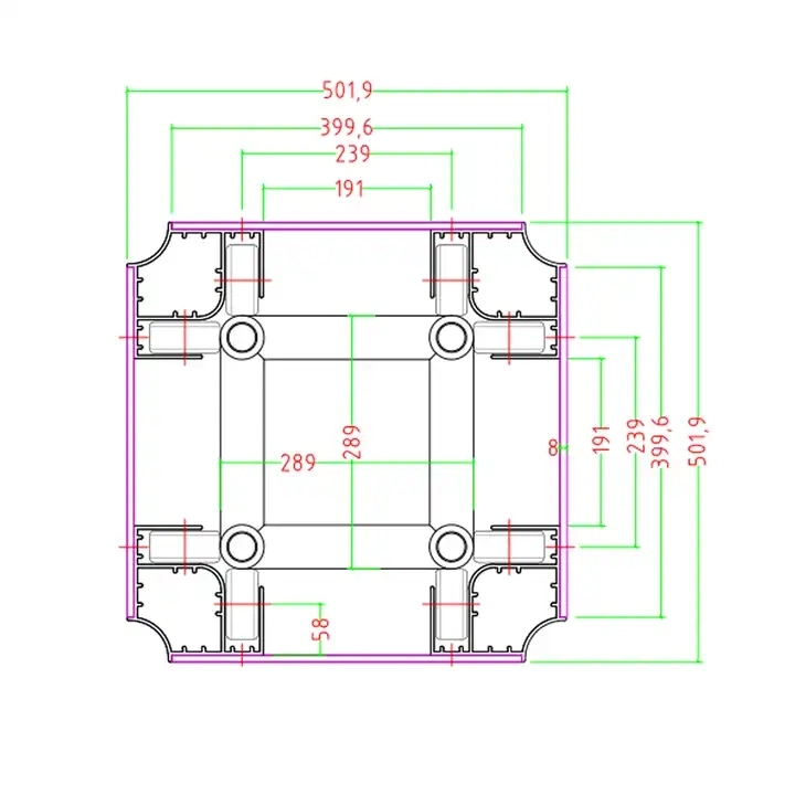 Aluminum Splice Coupling System Truss Accessories for Concert