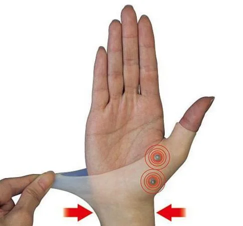 New Design Gel Magnetic Hand Massage Wrist Support Glove, Silicon Magnetic Glove for Hand Health