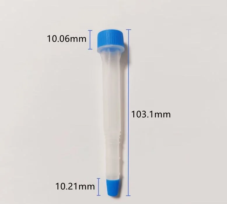 5ml 10ml Transparent DNA Nucleic Acid Testing Plastic Extraction Sample Tube