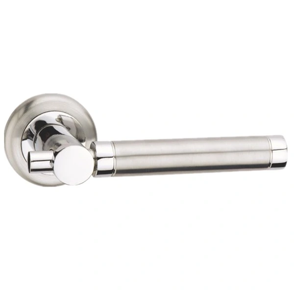 Door Locks Hardware Aluminum/Zinc Alloy Split-Type Handle Round Rosette Door Handle