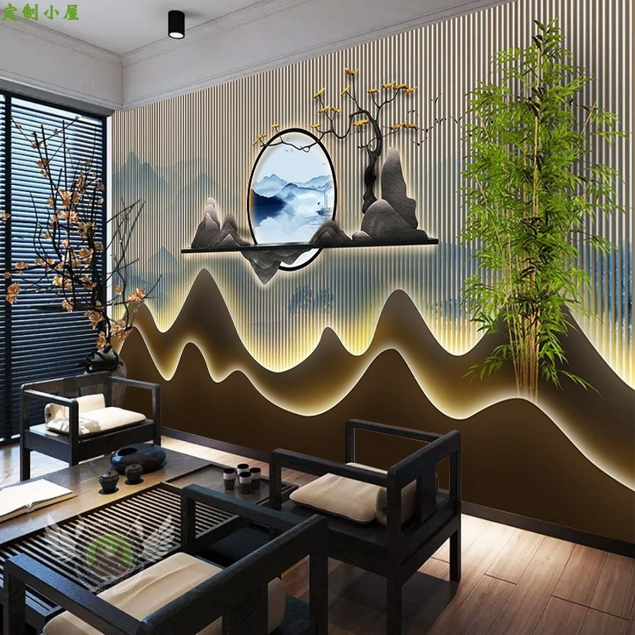 Interior Wall Decoration High Glossy 3D Printing Coating Panel for Background