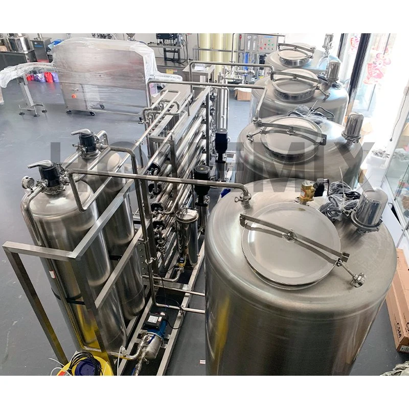 Honemix 2000L RO máquina de tratamiento de agua del sistema EDI, Sistema de purificación de agua pura para el tratamiento de agua de la planta farmacéutica cosmética