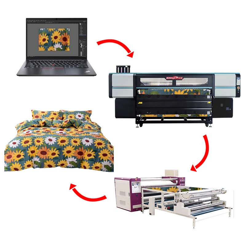 Multi-Color paños de prensa de impresión A3 de la máquina Impresora de sublimación para la venta