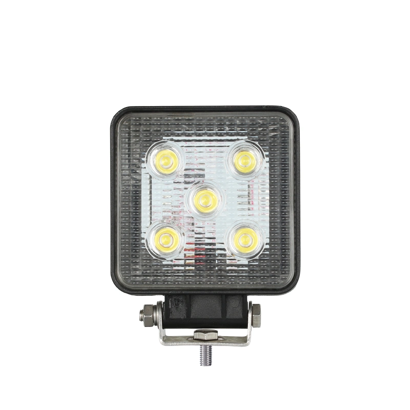 Waterproof IP68 Square 15W 12V/24V Spot/Flood 4inch LED Working Light for Offroad SUV Bulldozer