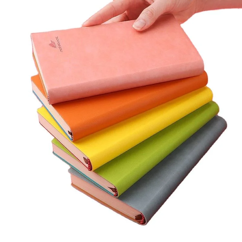 A6 Size Softcover PU Leather Plain Ivory Paper Journal Notebook