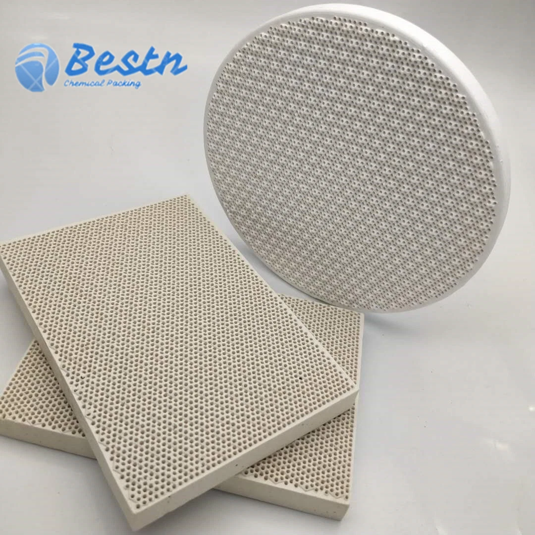 Customized Infrared Honeycomb Square Refractory Cordierite Ceramic BBQ Plate for Burner