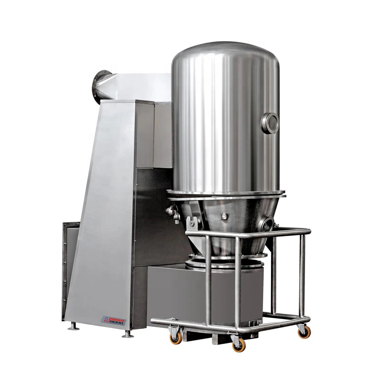 Fluid Bed Granulator Machine Mixing and Drying Instant Granules Solid Power Granulating Coating Boiler Drying Machine