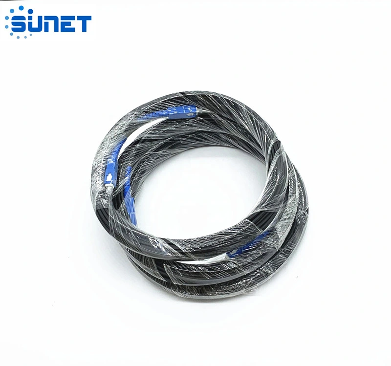 1 Core Sc Drop Cable Patch Cord FTTH Fiber Optic Patchcord