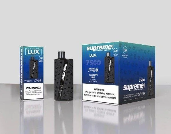 Recargable desechable Supreme CIG Lux 7500 Puffs 7000 9000 Puff Cigarrillo electrónico al por mayor I VAPE Dragbar B5000 Dummy Vapes 8000 Resalte 4000