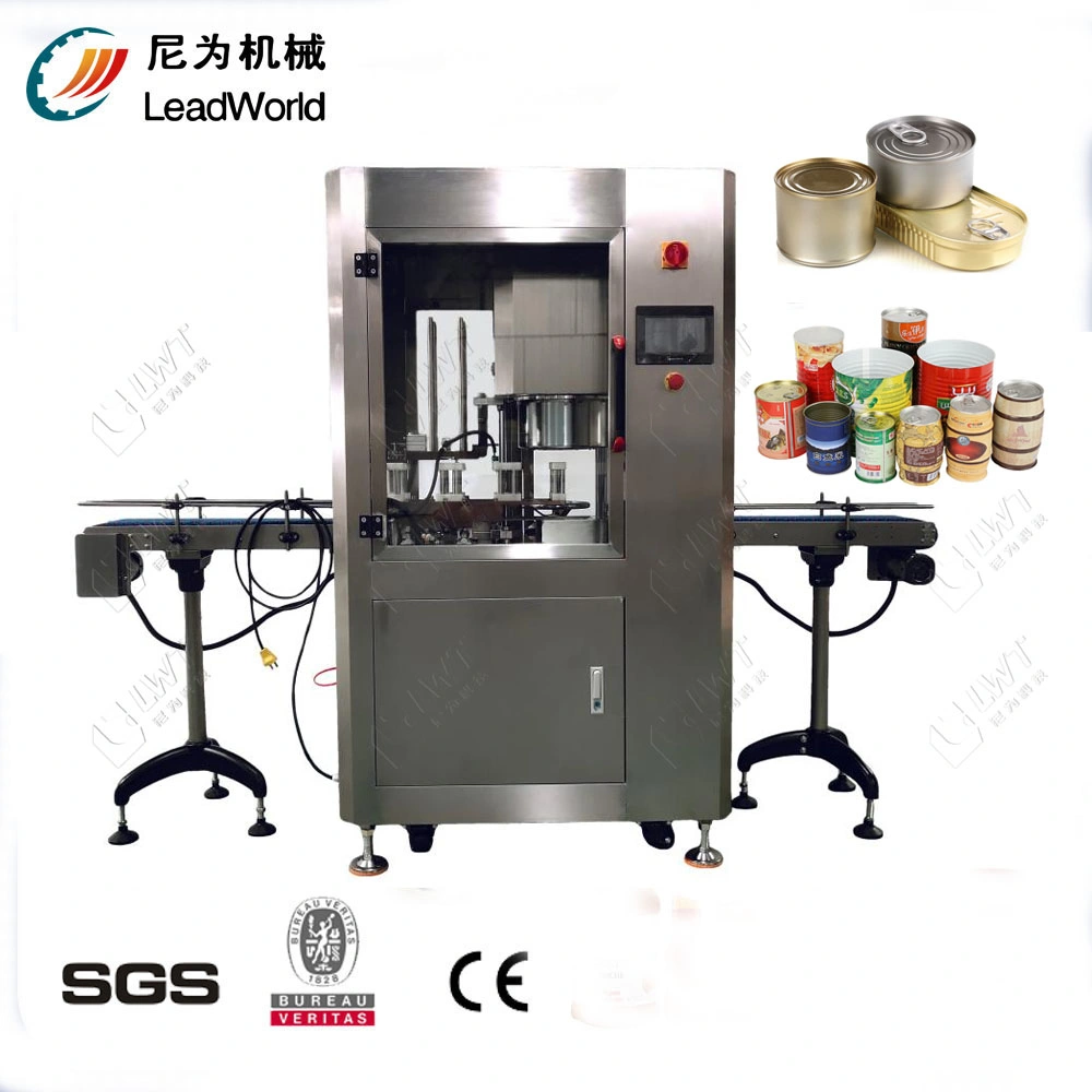 Automatic Canned Beans Sweet Corn Pet Canning Machinery Beer Juice Beverage Drink Automatic Easy Open Aluminum Can Sealing Machine