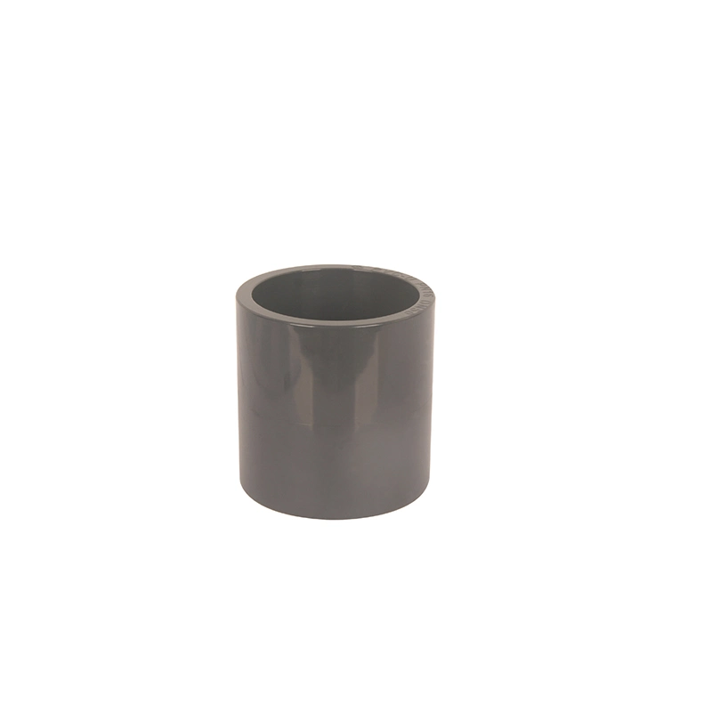 Dark Gray Pn16 Tube Fittings Plastic UPVC Male Coupling