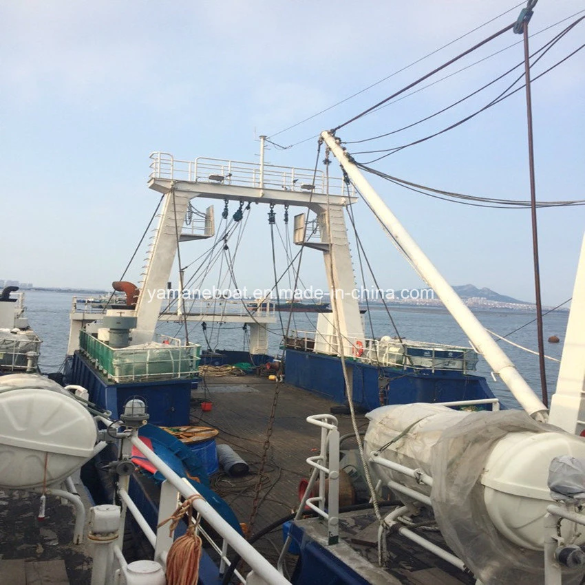58m Deep Ocean Steel Fishing Ship Big Fish Capacity