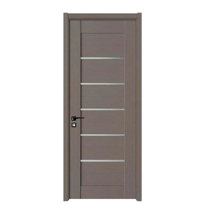 Hot Sale New Design Made in China Inter Wood Door Price MDF Wooden Door with Groove Design