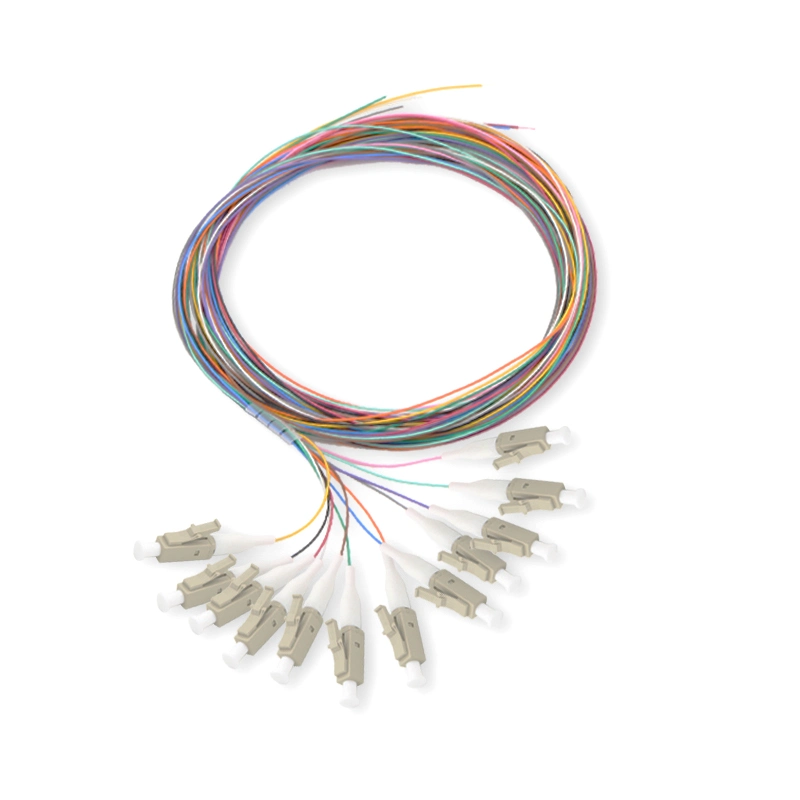 12 Fibers mm Sc/LC/FC/St 9/125 Single Mode Bunch Fiber Optic/Optical Pigtail