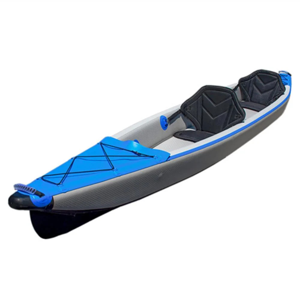 La máxima calidad de la familia de 2 personas Canoa plegable pesca kayak inflable personalizado