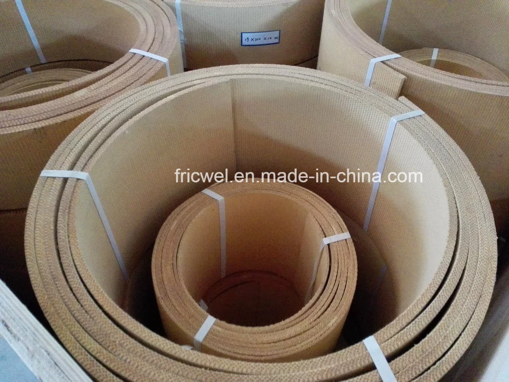 High quality/High cost performance  Resin Red White Non-Asbestos Asbestos Free Woven Roll Brake Lining for Ship Boat and Minnig Machine (FW-M)