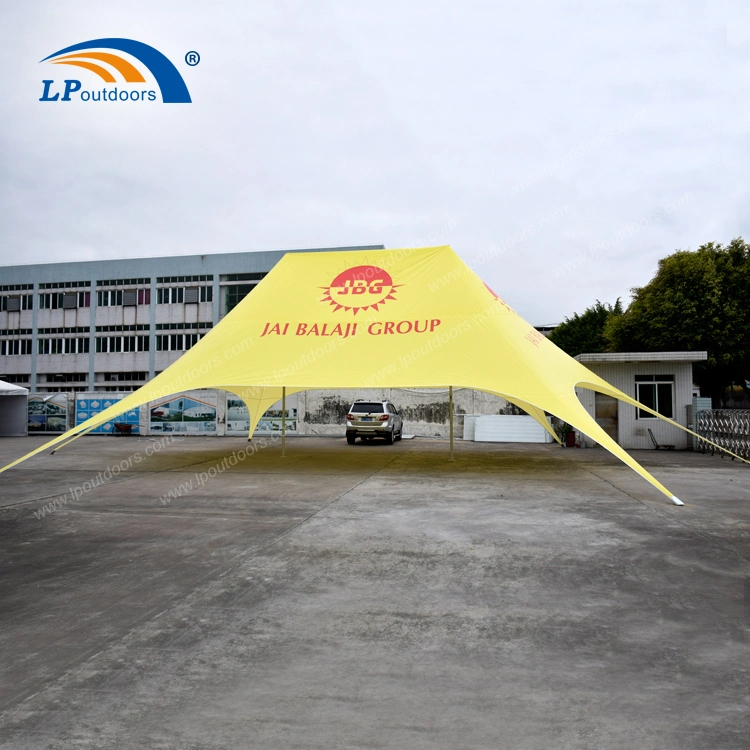 16X21m Large Aluminum Double Poles Star Shade Tent for Outdoor Events