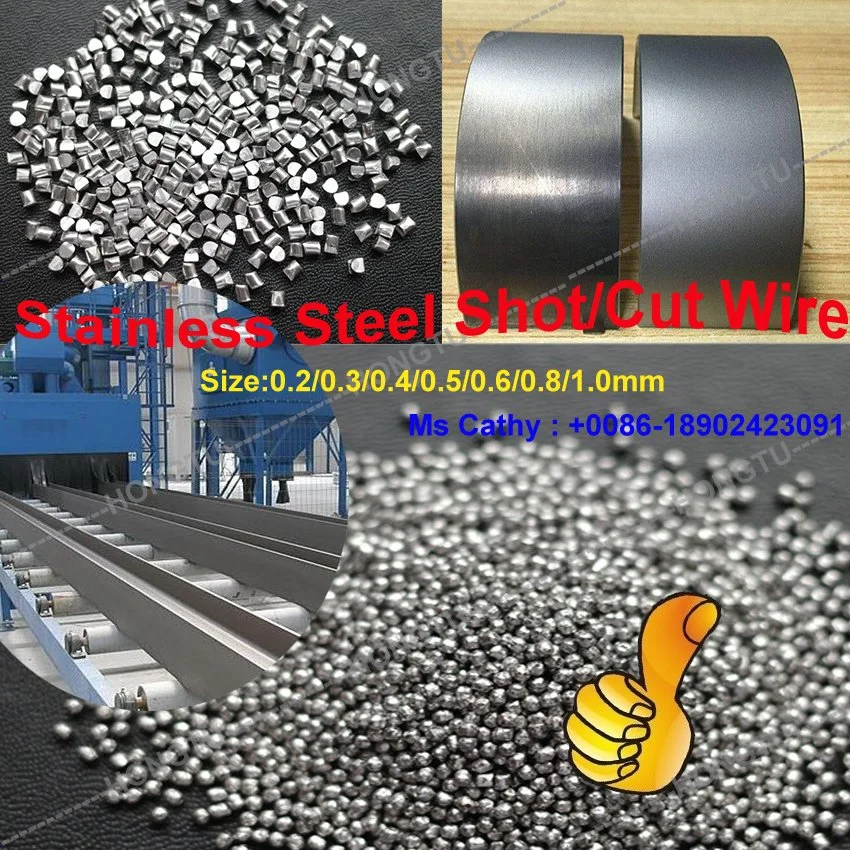 Blasting Media Stainless Steel Cut Wire Shot for Deblurring and Cleaning of Weldments