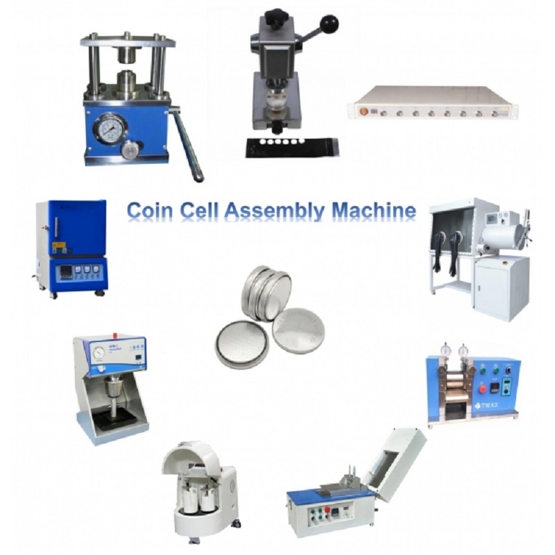 Linha de produção de equipamento de montagem em laboratório de células tipo moeda da Tmaxcn