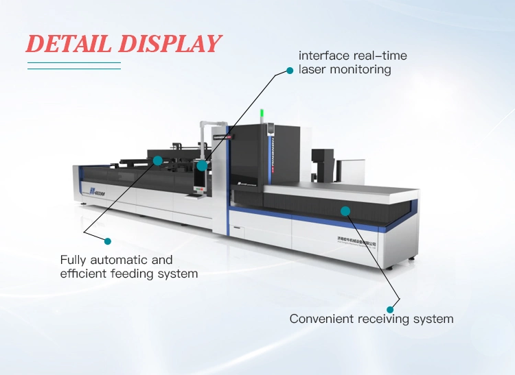 Fiber Laser Machine Metal Tube Pipe Cutting Kitchen Industry 2021 New Products