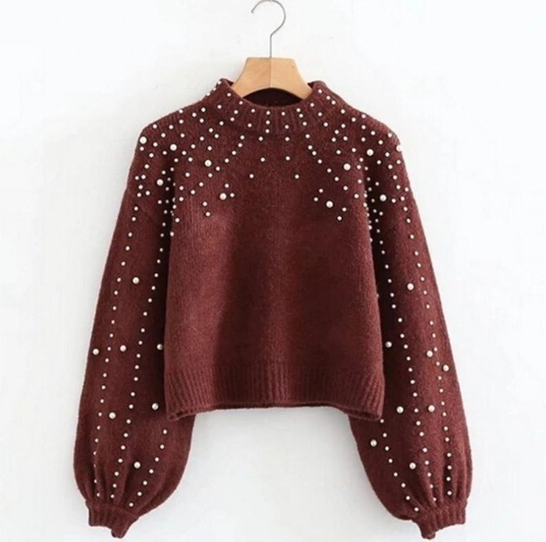 Custom Cashmere Women′ S Suéter Jersey Jersey Pulover Winter Knit medio cuello de cisne Jersey de cashmere de estilo urbano