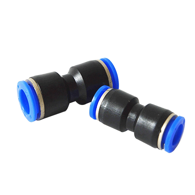 PU Series Straight Plastic Tube-to-Tube One-Touch Quick Connector Pneumatic Fittings