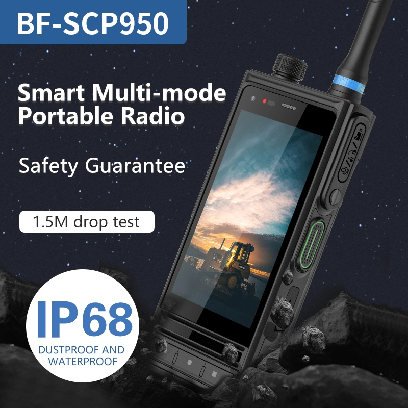 Bf-SCP950 IP68 Android System Dmr and Poc Integrated Smart Radio Phone with Multi-Media Function